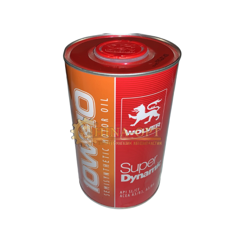 Масло моторное полусинтетическое 10W-40 1L WOLVER Super Dynamic SL/CF Масло моторное полусинтетическое 10W-40 1L WOLVER Super Dynamic SL/CF