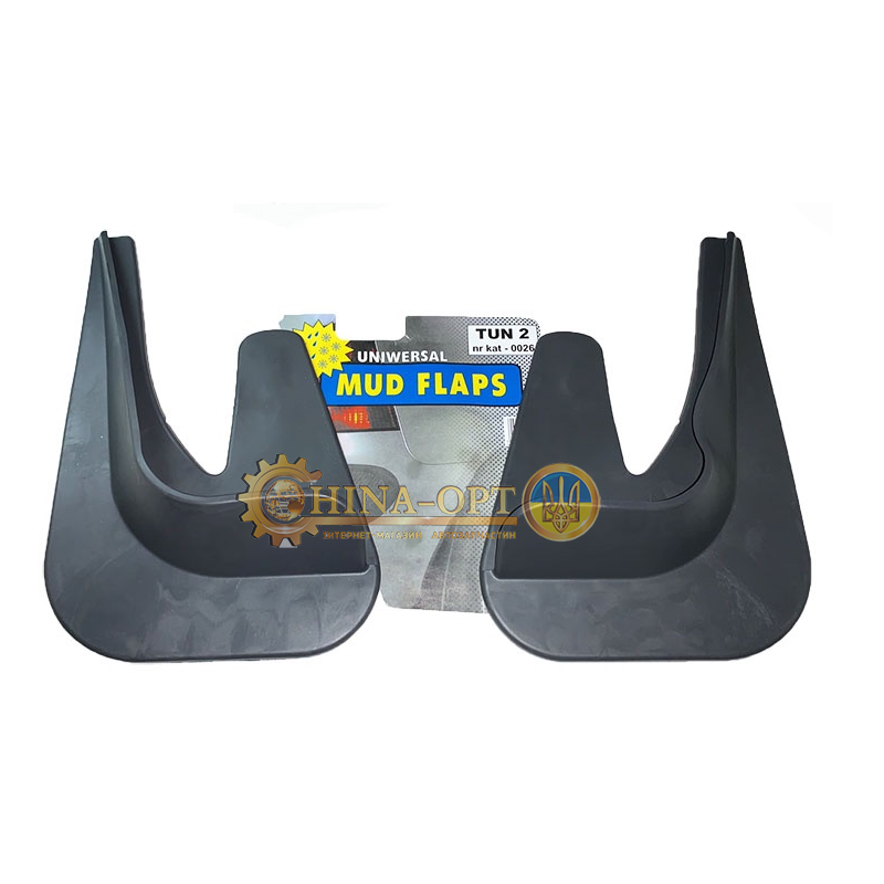 Брызговики задние универсальные комплект 2 шт (резиновые) TUN 2 MUD FLAPS Брызговики задние универсальные комплект 2 шт (резиновые) TUN 2 MUD FLAPS