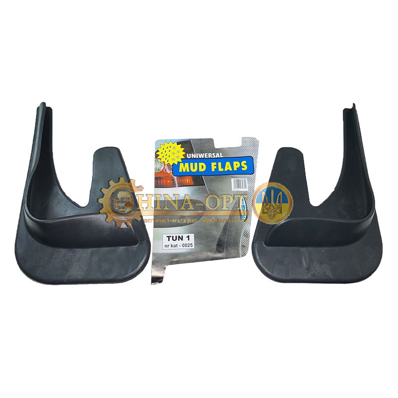 Брызговики передние универсальные комплект 2 шт (резиновые) TUN 1 MUD FLAPS Брызговики передние универсальные комплект 2 шт (резиновые) TUN 1 MUD FLAPS