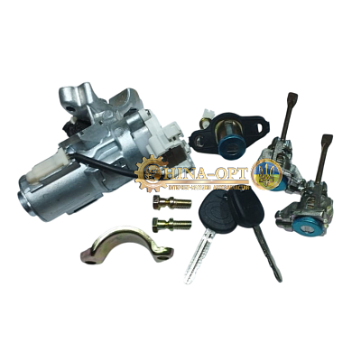 Замок зажигания комплект ключей и личинок BYD F3 AFTERMARKET 10251324-00