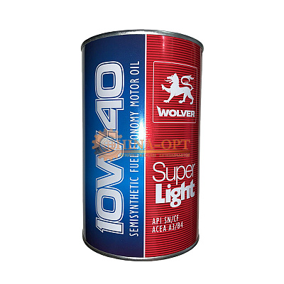 Масло моторное полусинтетическое 10W-40 1L WOLVER