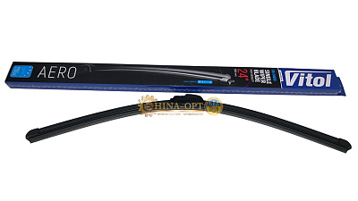 Щетка стеклоочистителя бескаркасная 400 мм VITOL VB-16400 Щетка стеклоочистителя бескаркасная 400 мм VITOL VB-16400