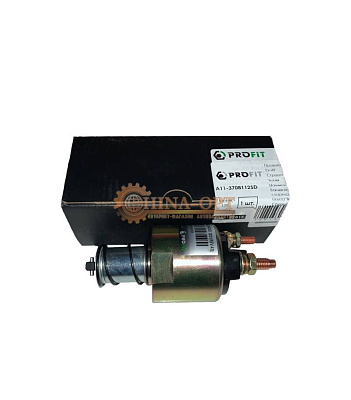 Втягивающее реле стартера крепление 3 болта CHERY AMULET KARRY PROFIT A11-3708112SD