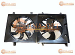 Диффузор радиатора охлаждения в сборе с вентиляторами Лифан Х60 Lifan X60 1.8 МКПП