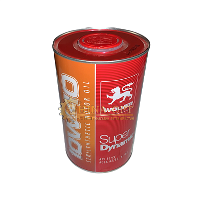 Масло моторное полусинтетическое 10W-40 1L WOLVER Super Dynamic SL/CF
