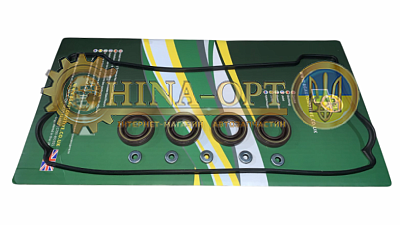 Прокладка клапанной крышки с сальниками евро 3 два уха GEELY BGA E010001501 Прокладка клапанной крышки с сальниками евро 3 два уха GEELY BGA E010001501