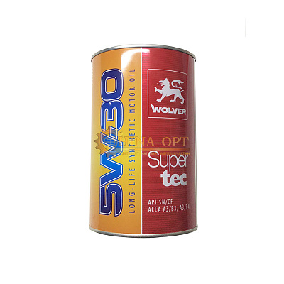 Масло моторное синтетическое 5W-30 1L WOLVER