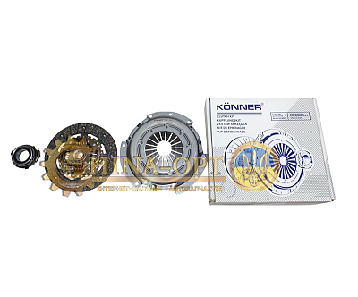 Комплект сцепления 200 мм (корзина + диск + выжимной) Джили МК 1.6