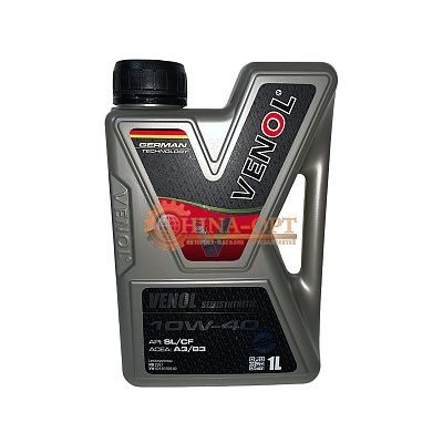 Масло моторное полусинтетическое 10W-40 1L VENOL