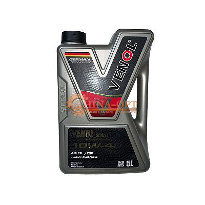 Масло моторное полусинтетическое 10W-40 5L VENOL