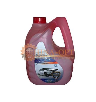 Антифриз красный (5кг) -37 градусов G12 GULFSTREAM