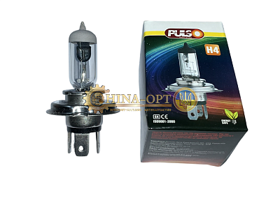 Лампочка фары H4 12V 100W (ближний + дальний) PULSO