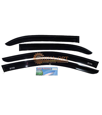 Ветровики комплект 4 шт хэтчбек BYD F3 AV-TUNING
